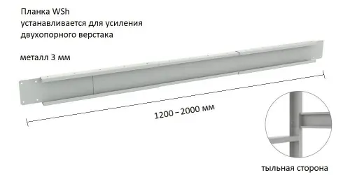 Верстак Практик Expert W120.F2/F2.011