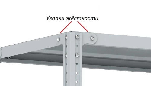 Стеллаж металлический Титан МС-750 2500x1200x600/7