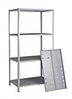 Стеллаж металлический ТС120 (1000х700х300)/2 перф. Стеллаж металлический ТС120 (1000х700х300)/2 перф.