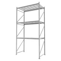 Стеллаж СФМ 4000х2000х800 (3 яруса с настилом) Zn